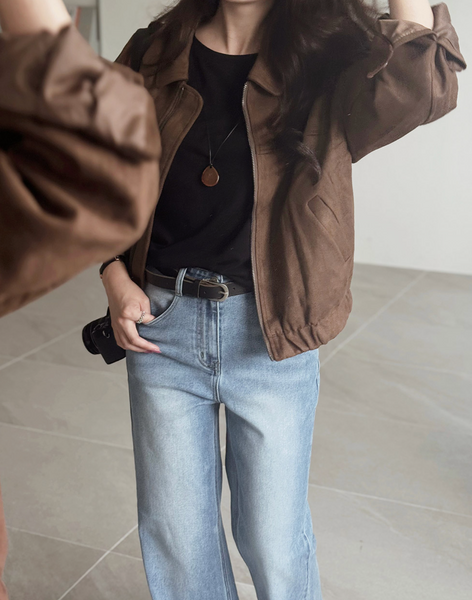 [SLOWAND] ONLY SLOW Balance Soft Warm Peach Napping T-shirt