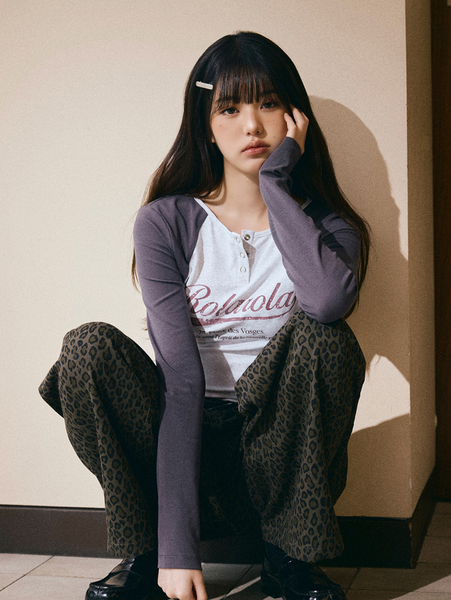 [rola rola] VINTAGE LOGO RAGLAN T-SHIRT M/WH+CH