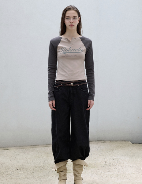 [rola rola] VINTAGE LOGO RAGLAN T-SHIRT BE+CH