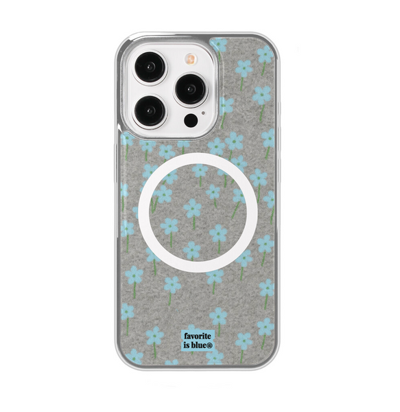 [midmaly] Cardigan Silver Frame Phone Case