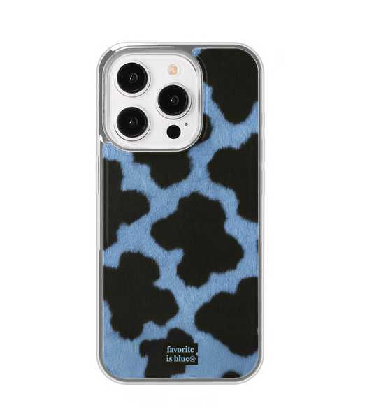 [midmaly] Velvet Silver Frame Phone Case