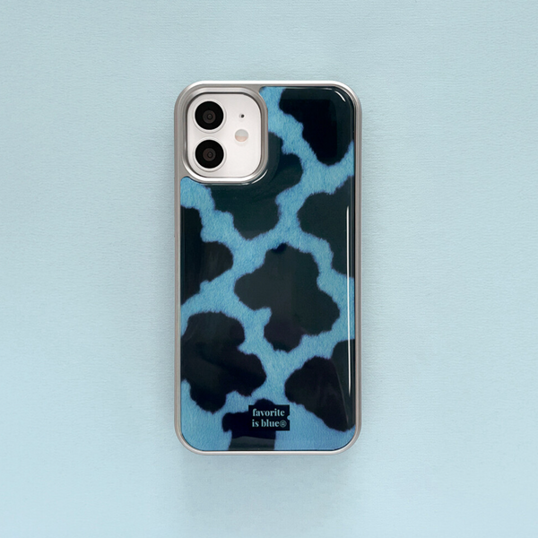 [midmaly] Velvet Silver Frame Phone Case