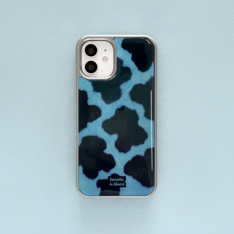 [midmaly] Velvet Silver Frame Phone Case