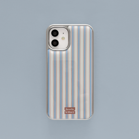 [midmaly] Scarf Silver Frame Phone Case