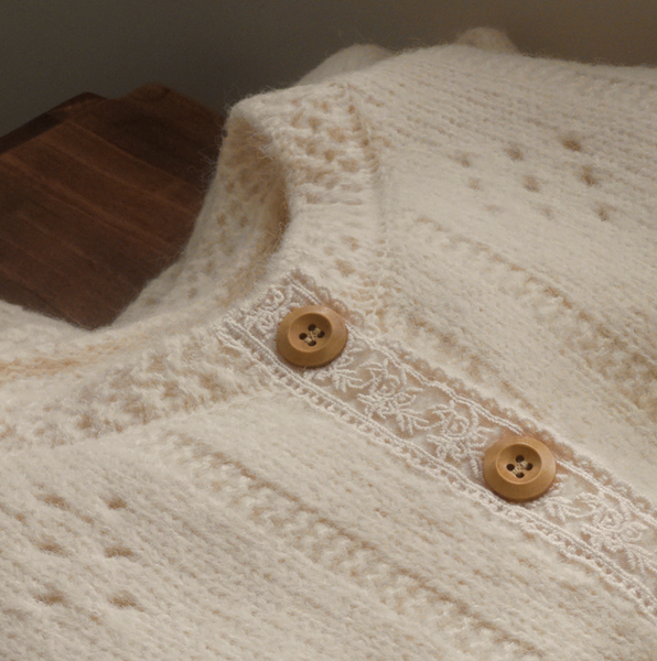 [SLOWAND] ONLY SLOW Vintage Lace Cardigan