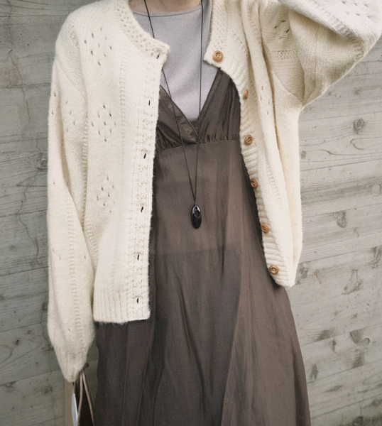 [SLOWAND] ONLY SLOW Vintage Lace Cardigan