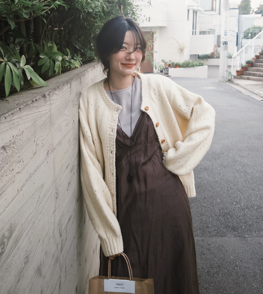 [SLOWAND] ONLY SLOW Vintage Lace Cardigan