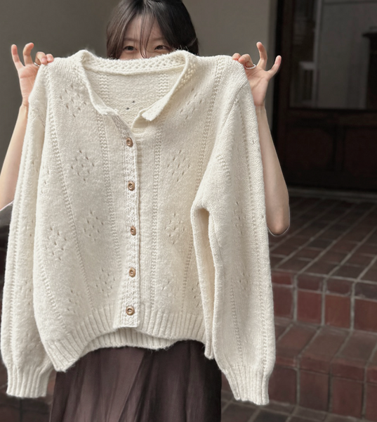 [SLOWAND] ONLY SLOW Vintage Lace Cardigan