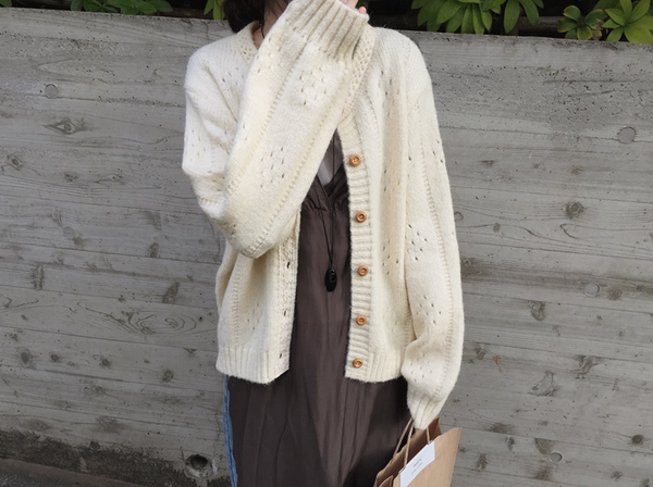 [SLOWAND] ONLY SLOW Vintage Lace Cardigan