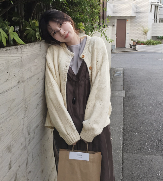 [SLOWAND] ONLY SLOW Vintage Lace Cardigan