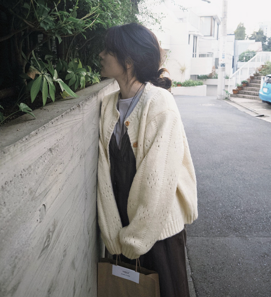 [SLOWAND] ONLY SLOW Vintage Lace Cardigan