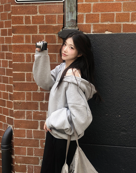 [SLOWAND] #SLOWMADE Everyday Detailer Hooded Zip-Up