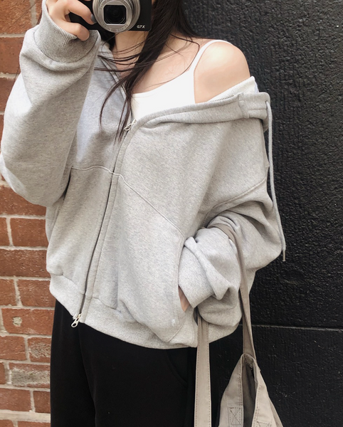 [SLOWAND] #SLOWMADE Everyday Detailer Hooded Zip-Up