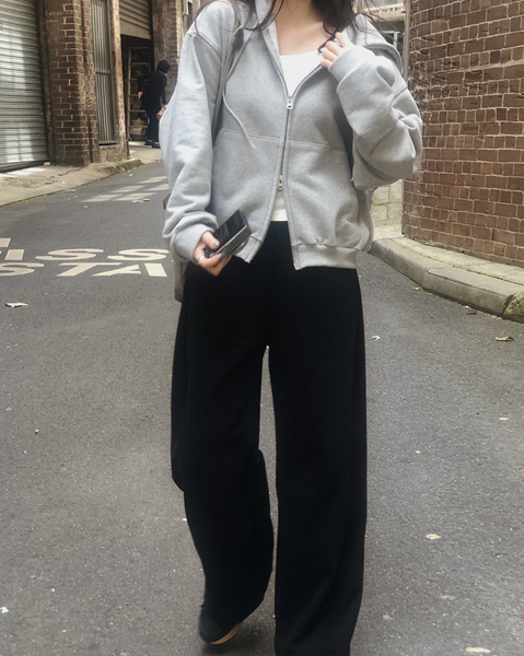 [SLOWAND] #SLOWMADE Everyday Detailer Hooded Zip-Up