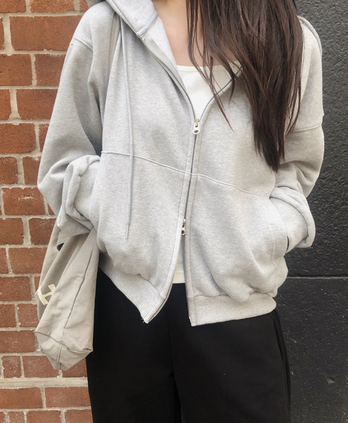 [SLOWAND] #SLOWMADE Everyday Detailer Hooded Zip-Up