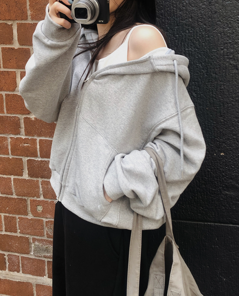 [SLOWAND] #SLOWMADE Everyday Detailer Hooded Zip-Up