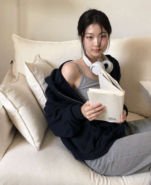 [SLOWAND] #SLOWMADE Everyday Detailer Hooded Zip-Up