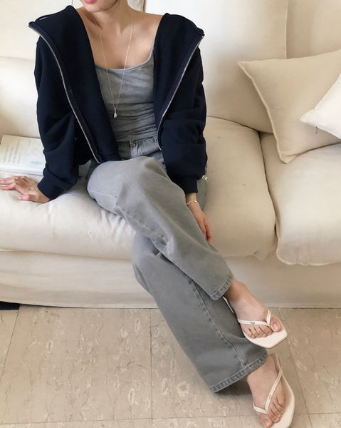 [SLOWAND] #SLOWMADE Everyday Detailer Hooded Zip-Up