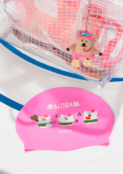 [Dinotaeng] Quokka Swimming Keyring