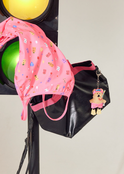 [Dinotaeng] Quokka Swimming Keyring