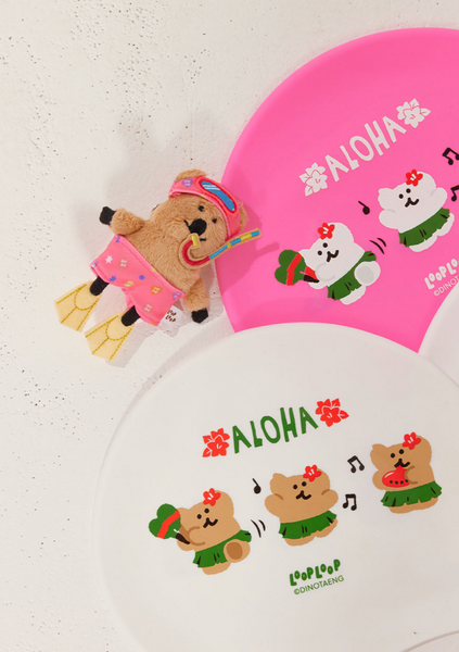 [Dinotaeng] Quokka Swimming Keyring