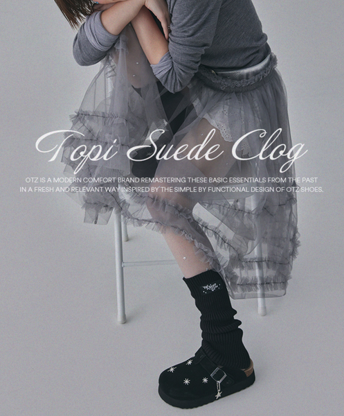 OTZ x LOFA SEOUL Topi Suede Clog (Pre-Order)