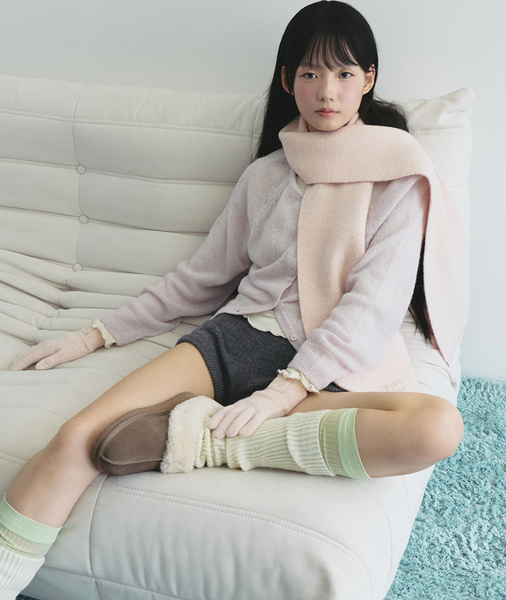 [Rockfish Weatherwear] ORIGINAL WINTER FUR MULES (COCOA)