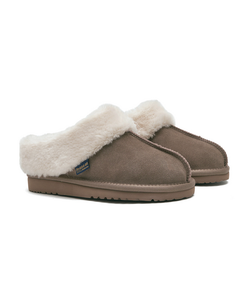[Rockfish Weatherwear] ORIGINAL WINTER FUR MULES (COCOA)