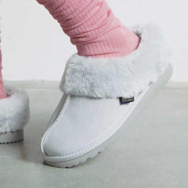 [Rockfish Weatherwear] ORIGINAL WINTER FUR MULES (BLUE)