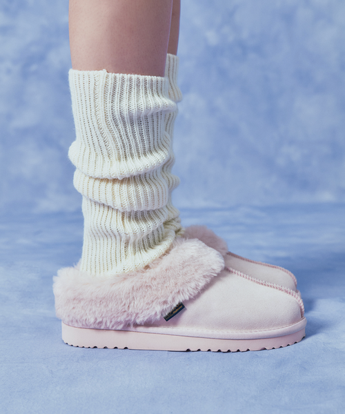 [Rockfish Weatherwear] ORIGINAL WINTER FUR MULES (PINK)