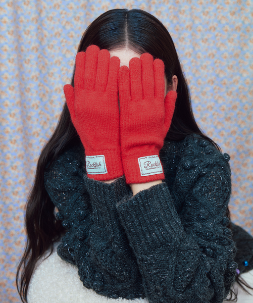 [Rockfish Weatherwear] FLUFFY SHORT GLOVES (9colours)