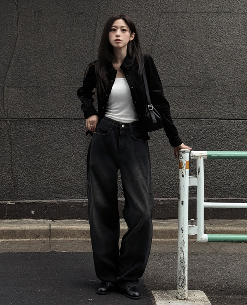 [SLOWAND] # SLOWMADE Premium Detail Denim Pants