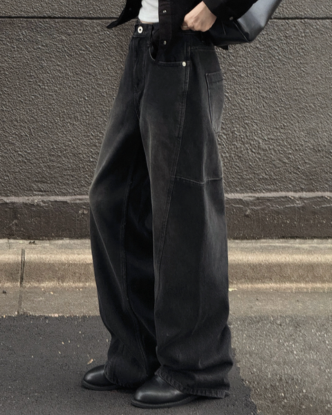 [SLOWAND] # SLOWMADE Premium Detail Denim Pants