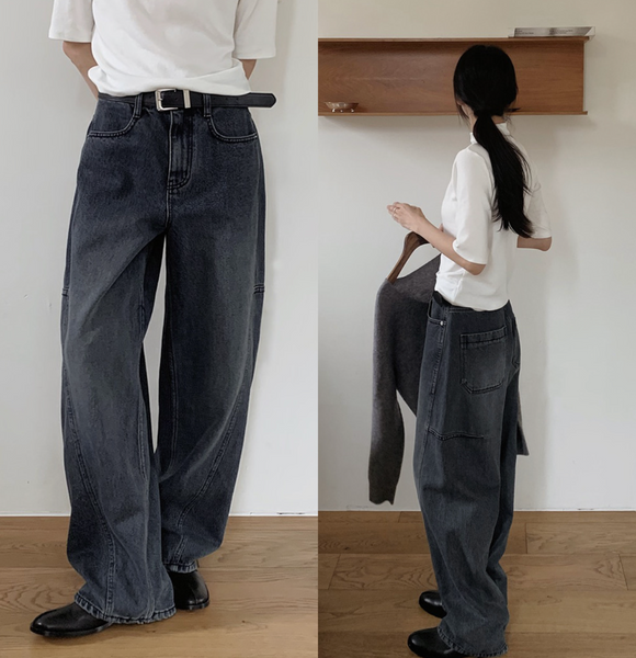 [SLOWAND] # SLOWMADE Premium Detail Denim Pants