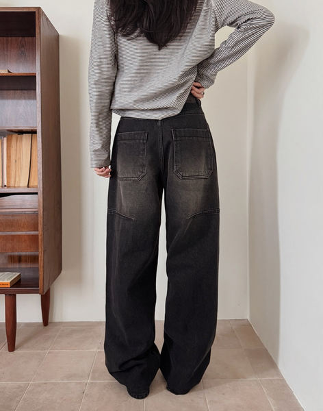 [SLOWAND] # SLOWMADE Premium Detail Denim Pants