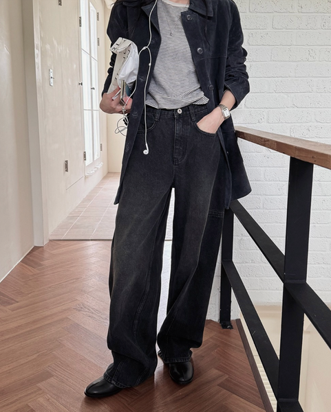 [SLOWAND] # SLOWMADE Premium Detail Denim Pants