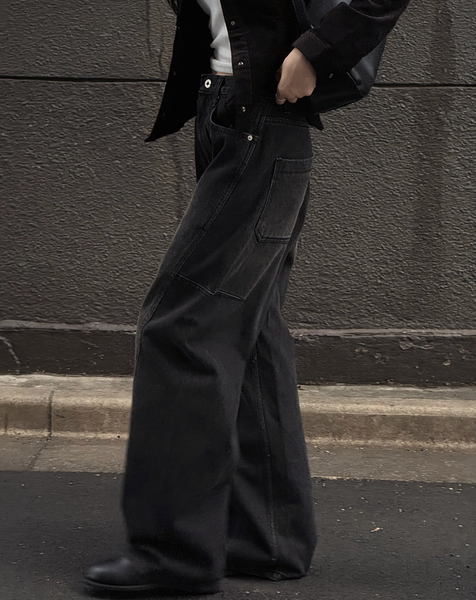 [SLOWAND] # SLOWMADE Premium Detail Denim Pants