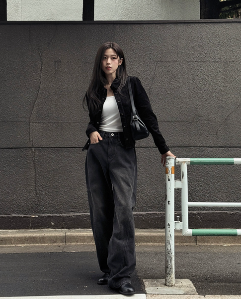 [SLOWAND] # SLOWMADE Premium Detail Denim Pants