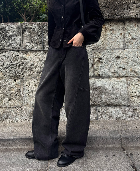 [SLOWAND] # SLOWMADE Premium Detail Denim Pants