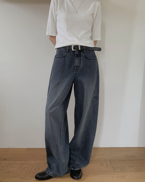 [SLOWAND] # SLOWMADE Premium Detail Denim Pants