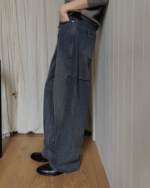 [SLOWAND] # SLOWMADE Premium Detail Denim Pants