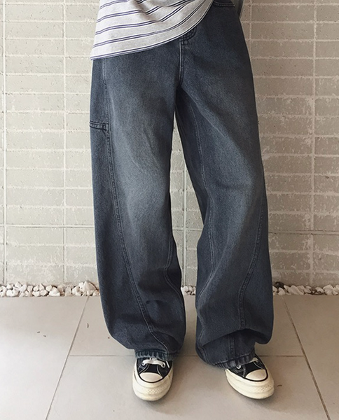 [SLOWAND] # SLOWMADE Premium Detail Denim Pants