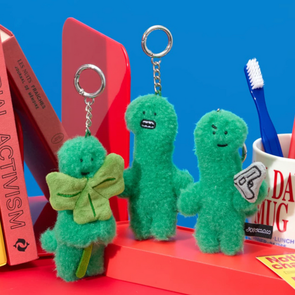 JOGUMAN快閃店代購 ⚡ Plush Keyring (Clover, ROAR, Gun)