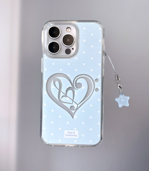[Peakdrawing] Sky Heart Signature Jelly Hard Case
