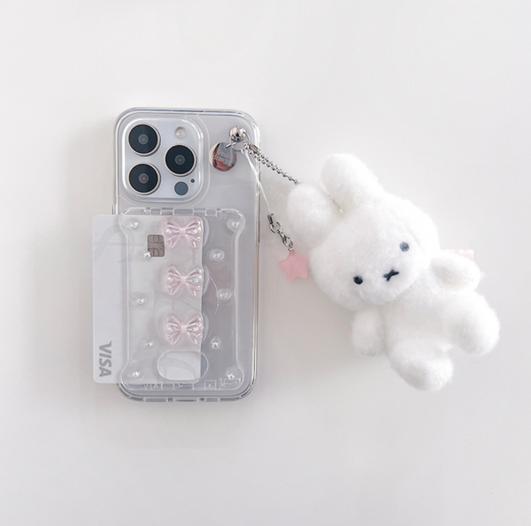 [Peakdrawing] Fairy Pink Ribbon Card Slot