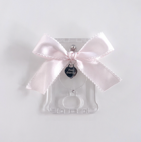[Peakdrawing] Handmade Baby Bow Heart Card Slot