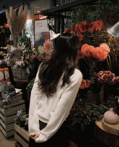 [SLOWAND] ONLY SLOW Lace Angora Cardigan