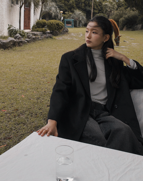 [SLOWAND] #SLOWMADE. Turtleneck & Stripe Turtleneck T-shirt