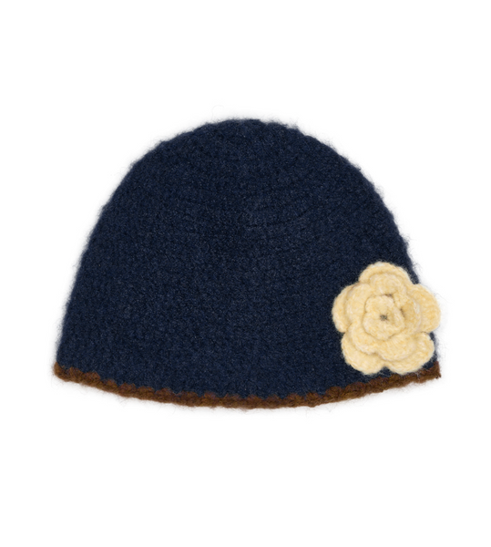 [Rockfish Weatherwear] HANDMADE FLOWER CROCHET HAT (6colours)