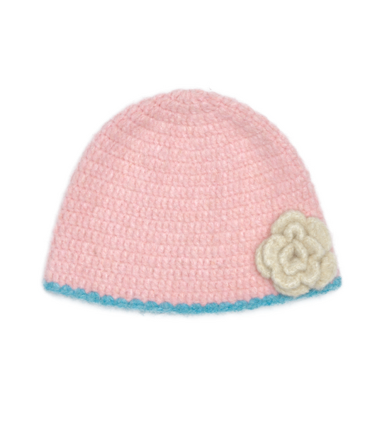 [Rockfish Weatherwear] HANDMADE FLOWER CROCHET HAT (6colours)